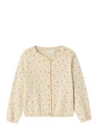 Nmfbasine Ls Knit Card Tops Knitwear Cardigans Beige Name It