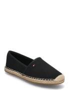 Flag Canvas Espadrille Sandaler Espadrilles Lave Black Tommy Hilfiger