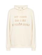 Sc-Banu Tops Sweat-shirts & Hoodies Sweat-shirts Cream Soyaconcept