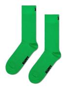 Solid Sock Underwear Socks Regular Socks Green Happy Socks