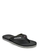 Padded Comfort Hilfiger B Sandal Flip-flopper Sandaler Black Tommy Hil...