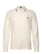 Ls Twin Tipped Fp Shirt Tops Polos Long-sleeved Cream Fred Perry