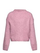 Chunky-Knit Sweater Tops Knitwear Pullovers Pink Mango