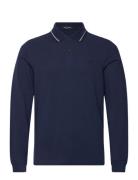 Ls Twin Tipped Fp Shirt Tops Polos Long-sleeved Navy Fred Perry