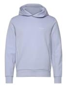 Micro Logo Repreve Hoodie Tops Sweat-shirts & Hoodies Hoodies Blue Cal...