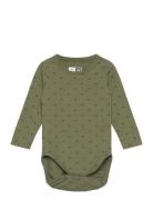 Hmlbeesy Body L/S Bodies Long-sleeved Khaki Green Hummel