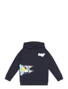 Bluey-Print Sweatshirt Tops Sweat-shirts & Hoodies Hoodies Navy Mango