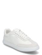 Cupsole Lace Up - Lth Sue Mix Lave Sneakers White Calvin Klein