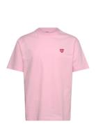 Essence T-Shirt Tops T-shirts Short-sleeved Pink Makia