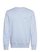 Essential Terry Crewneck Tops Knitwear Round Necks Blue Tommy Hilfiger