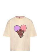 Tnjemma Os S_S Tee Tops T-shirts Short-sleeved Beige The New