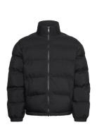 Puffer Jacket Fôret Jakke Black Weekday