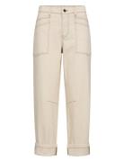 Mmsagai Clay Pant Bottoms Trousers Straight Leg Beige MOS MOSH