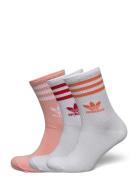 Crew Sock 3Str Sport Socks Regular Socks White Adidas Originals