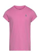 Cotton Jersey Tee Tops T-shirts Short-sleeved Pink Ralph Lauren Kids