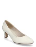 Women Court Sho Shoes Heels Pumps Classic Cream Tamaris