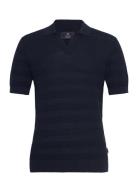 Mapolo V Heritage Tops Knitwear Short Sleeve Knitted Polos Navy Matini...