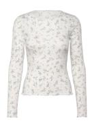 Top Pointelle With Lettuce Edg Topp White Lindex