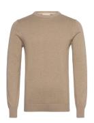 Bs Jupiter Regular Fit Knitwear Tops Knitwear Round Necks Beige Bruun ...