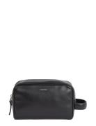 Ck Sleek Washbag Toalettveske Black Calvin Klein