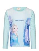 Tshirt Tops T-shirts Long-sleeved T-shirts Blue Frost