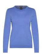 Feganasi Tops Knitwear Jumpers Blue BOSS