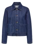 Onllerin Ls Pocket Dnm Jacket Qyt Dongerijakke Denimjakke Blue ONLY