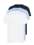 Majermane 3-Pack Tops T-shirts Short-sleeved White Matinique