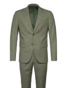 Structure Stretch Suit Dress Khaki Green Lindbergh