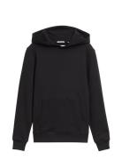 Printed Hoody Tops Sweat-shirts & Hoodies Hoodies Black Tom Tailor