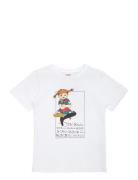 Pippi Snäll T-Shirt Tops T-shirts Short-sleeved White Martinex