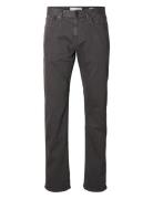 Slh196-Straightscott 3431 Colored Noos Bottoms Jeans Slim Grey Selecte...