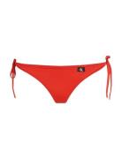 String Side Tie Swimwear Bikinis Bikini Bottoms Side-tie Bikinis Red C...