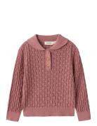 Nmftolina Ls Knit Lil Tops Knitwear Pullovers Red Lil'Atelier