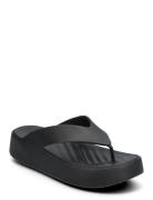 Getaway Platform Flip Shoes Summer Shoes Sandals Flip Flops Black Croc...