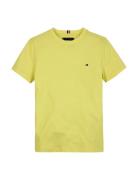 Essential Cotton Tee S/S Tops T-shirts Short-sleeved Yellow Tommy Hilf...