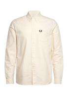 Oxford Shirt Tops Shirts Casual Cream Fred Perry