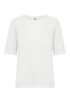 Sc-Marica Tops T-shirts & Tops Short-sleeved White Soyaconcept