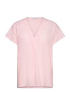 Cwroksana - Blouse Tops Blouses Short-sleeved Pink Claire Woman