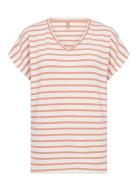 Sc-Kaiza Tops T-shirts & Tops Short-sleeved Pink Soyaconcept