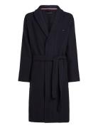 Waffle Bathrobe Morgenkåpe Badekåpe Navy Tommy Hilfiger