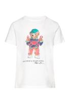 Polo Bear Cotton Jersey Tee Tops T-shirts Short-sleeved White Ralph La...