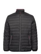 Light Weight Quilted Jacket Fôret Jakke Black Shine Original