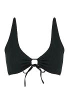 Swim Wirefree Plunge T-Shirt Bra Bikinitopp Black Chantelle Beach