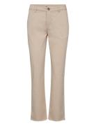 Mmclarissa Chino Pant Bottoms Trousers Chinos Cream MOS MOSH