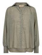 Mmmarcela Voile Shirt Tops Shirts Long-sleeved Grey MOS MOSH