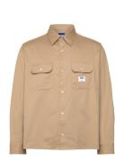 Ekyn Dongerijakke Denimjakke Beige HUGO BLUE