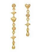 Isidora Earrings Øredobber Smykker Gold Maanesten