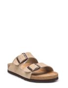 Rhwcolina Strap Sandal Bzt Flate Sandaler Beige Rosemunde