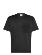 Ss Tee Tops T-shirts Short-sleeved Black Champion